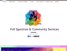 Tablet Screenshot of ilithyiaslove.com